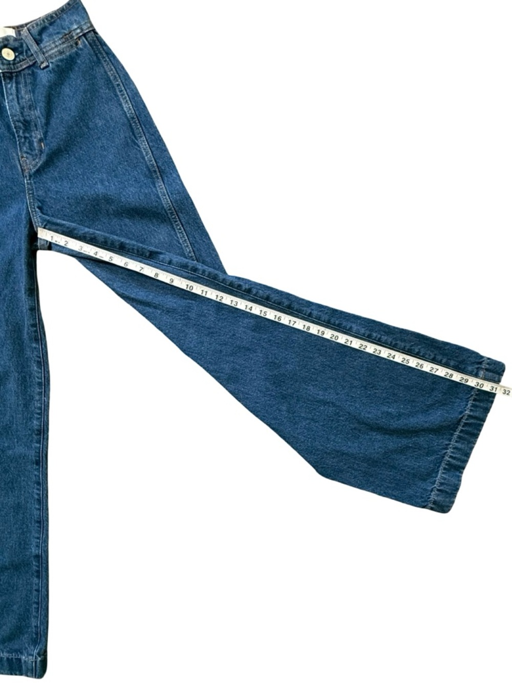 Reformation Austin Ultra High Rise Wide Leg Jeans Kacey Musgraves Elwood Size 23 - Picture 16 of 16